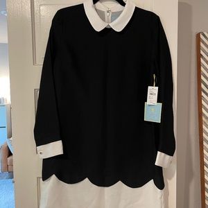 NEW w/ TAGS CeCe Scallop Dress Size 12